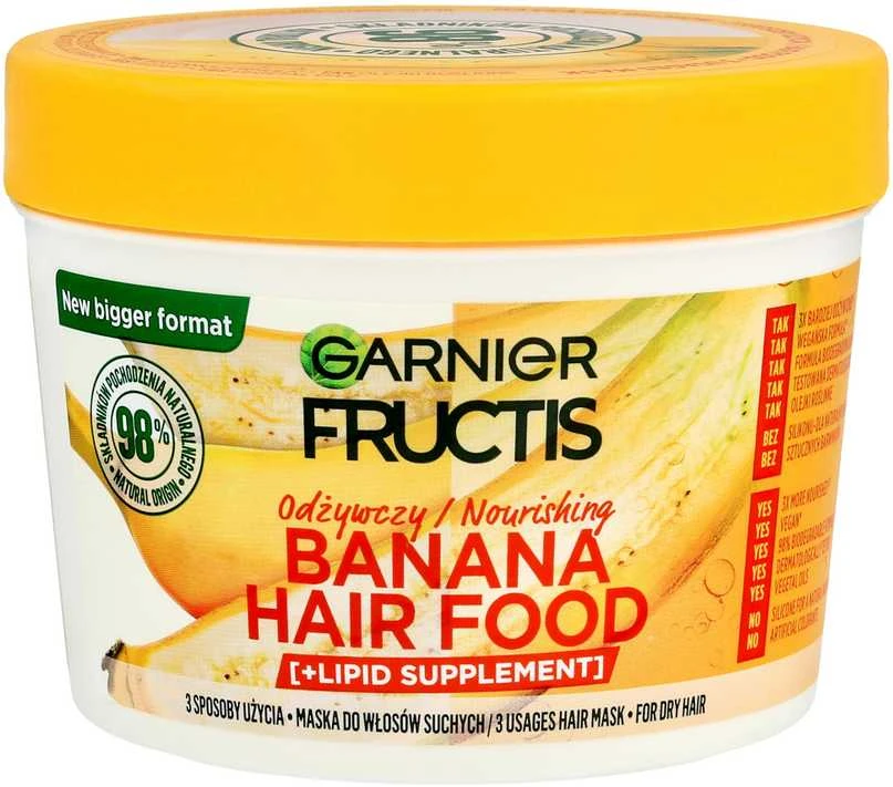 Garnier Fructis Banana Hair Food, 400 ml