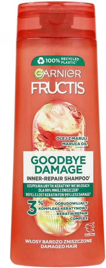 GARNIER Fructis Goodbye Damage regeneruojantis šampūnas labai pažeistiems plaukams 400 ml