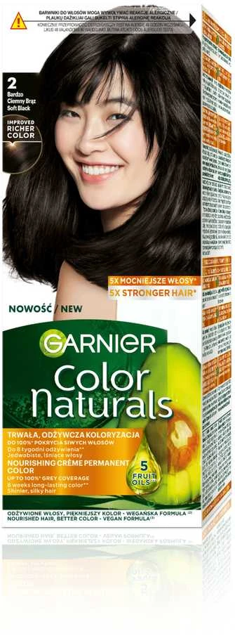 Garnier Color Naturals 2.0 labai tamsiai ruda