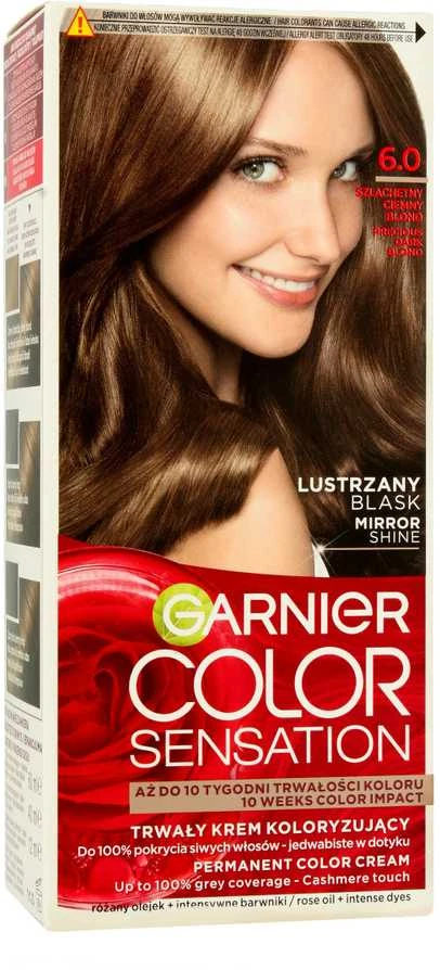 Garnier Color Sensation 6.0 dažų pakuotės priekinė pusė