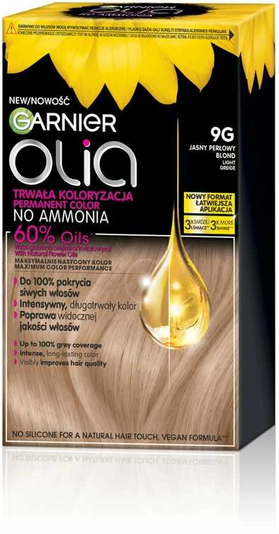 Garnier Olia 9G Light Pearl plaukų dažų dėžutė