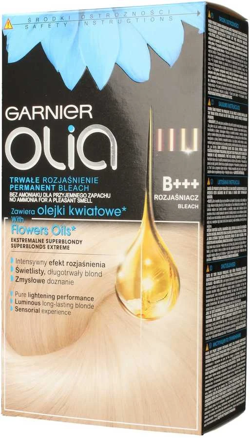 Garnier Olia B+++ plaukų šviesiklis pakuotė