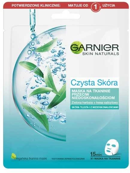 Garnier Pure Active Anti-Imperfection veido kaukė unisex, 1 vnt