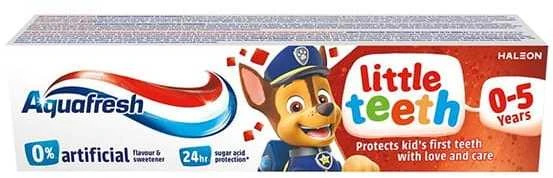 GSK Aquafresh Little Teeth Paw Patrol dantų pasta 50ml