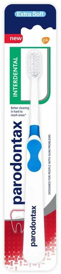 GSK Parodontax Šepetėlis dantims Interdental labai minkšta - spalvų mišinys 1vnt