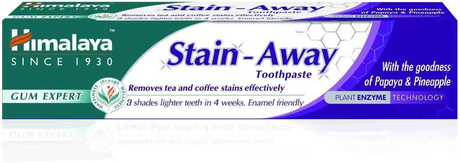 Himalaya Herbals Vaistažolių dantų pasta Gum Expert Stain Away, Himalaya, 75ml