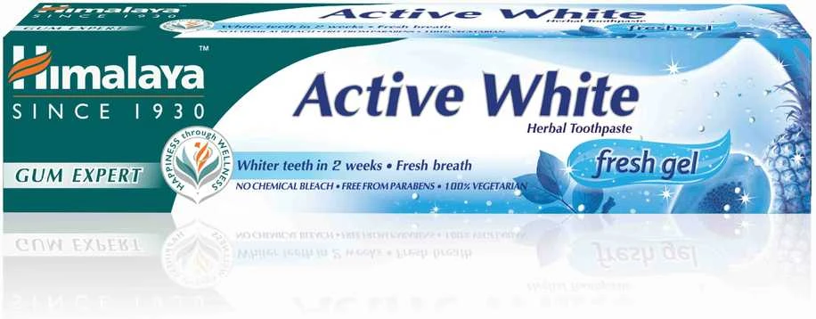 Himalaya Herbals Gaivinantis balinantis dantų gelis Active Baltas Fresh Gel, Himalaya, 75ml