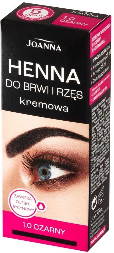 Joanna Henna 1.0 Juodas, 15 ml
