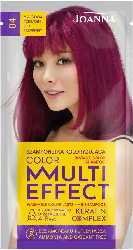 Joanna Multi Effect avietinis plaukų atspalvis 04