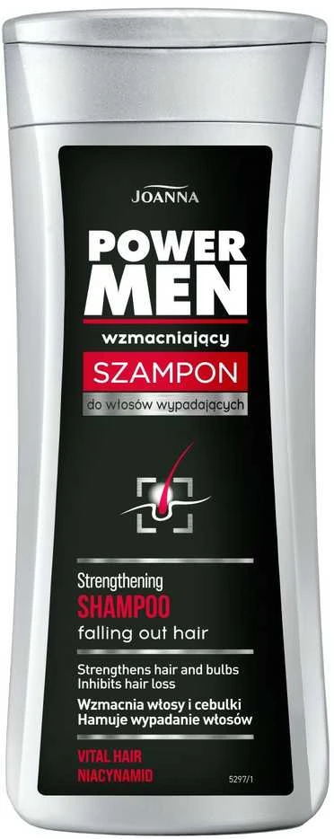 Joanna Power Men - plaukų slinkimas, 200 ml