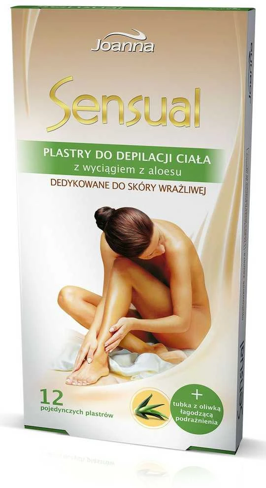 Joanna Sensual depiliacijos pleistrai jautriai odai