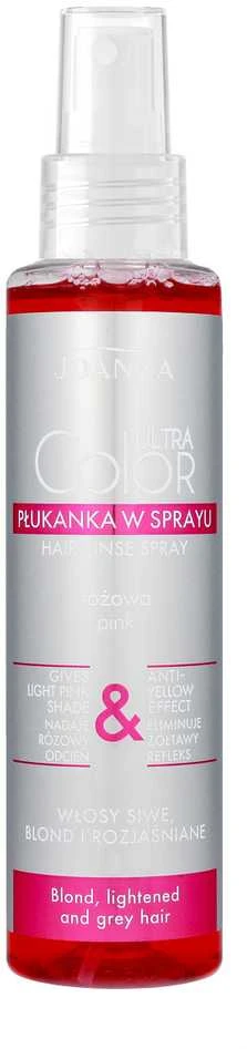 Joanna Ultra Color rožinis plaukų purškalas