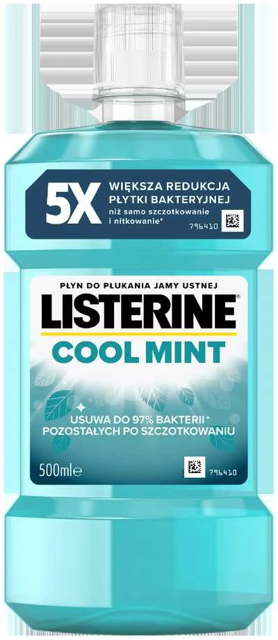 Listerine Cool Mint burnos skalavimo skystis 500ml