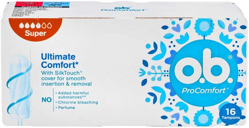 Tamponai O.B. ProComfort Super, 16 vnt.