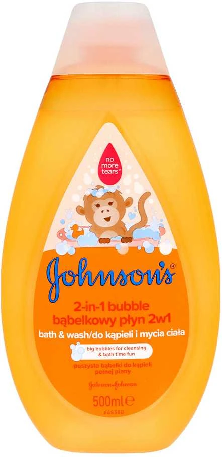 Johnson & Johnson Johnson´s Kids 2-in-1 Vonios putos & Wash Vonios putos vaikams, 500 ml
