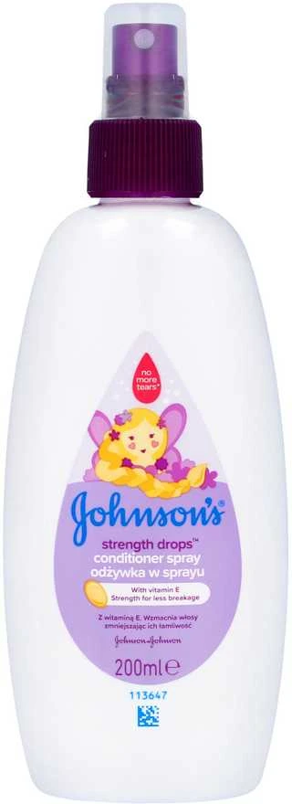 Johnson & Johnson Johnson´s Strength Drops Kids Conditioner Purškiklis Conditioner vaikams, 200 ml