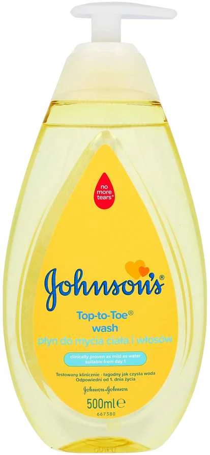 Johnson & Johnson Johnson´s Top-to-Toe Wash Dušo želė vaikams, 500 ml