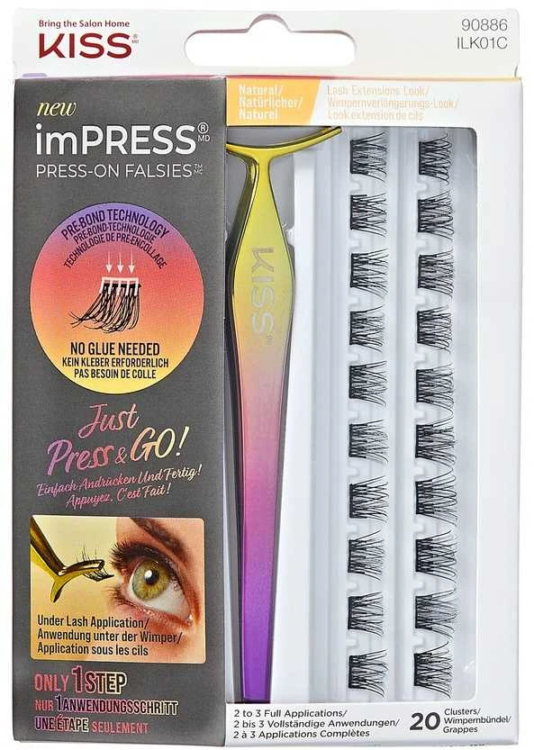 Kiss My Face KISS Dirbtinės blakstienos "imPRESS Press on Falsies Kit 01