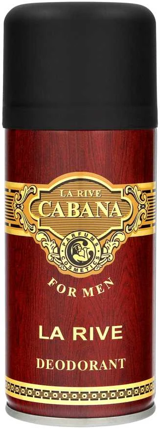LA RIVE Cabana dezodorantas, 150 ml tamsaus medžio dizainas