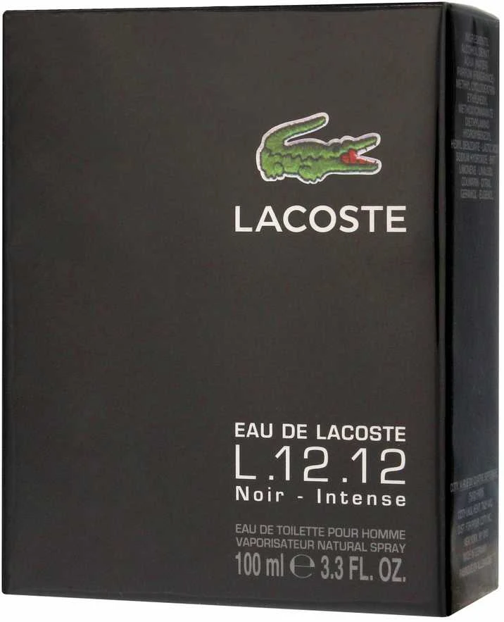 Kvepalai vyrams Lacoste Eau de Lacoste L.12.12 Noir Intense EDT, 100 ml