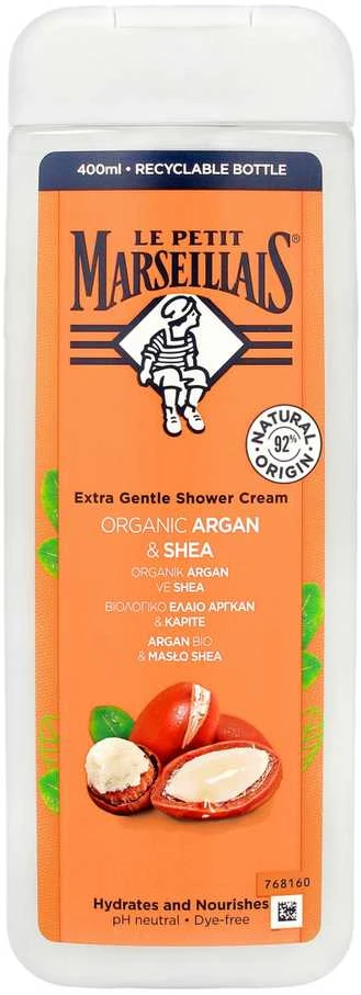 Le Petit Marseillais Extra Gentle Shower Kreminis, 400 ml