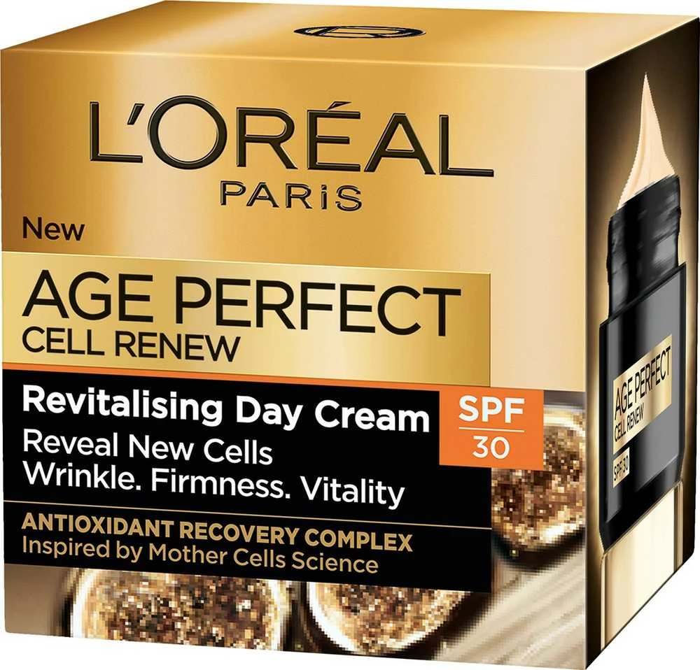 L'Oréal Paris Age Perfect Cell Renew Day Kreminis Day Kreminis moterims, 50 ml