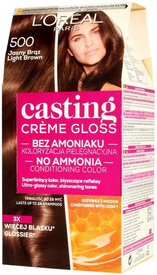 L'Oreal Paris Casting Creme Gloss 500 Šviesiai raudona