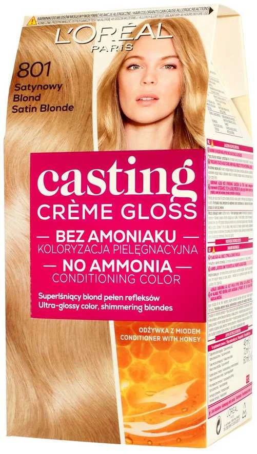 L'Oreal Paris Casting Creme Gloss 801 Satin Blondine