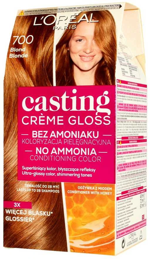 L'Oreal Casting Creme Gloss 700 plaukų dažų pakuotė