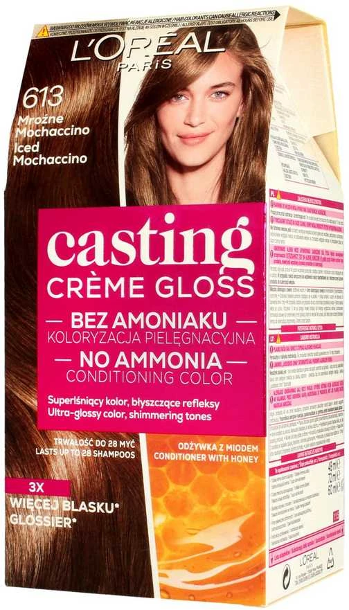 Plaukų dažai L'Oreal 613 Frosty Mochaccino pakuotė
