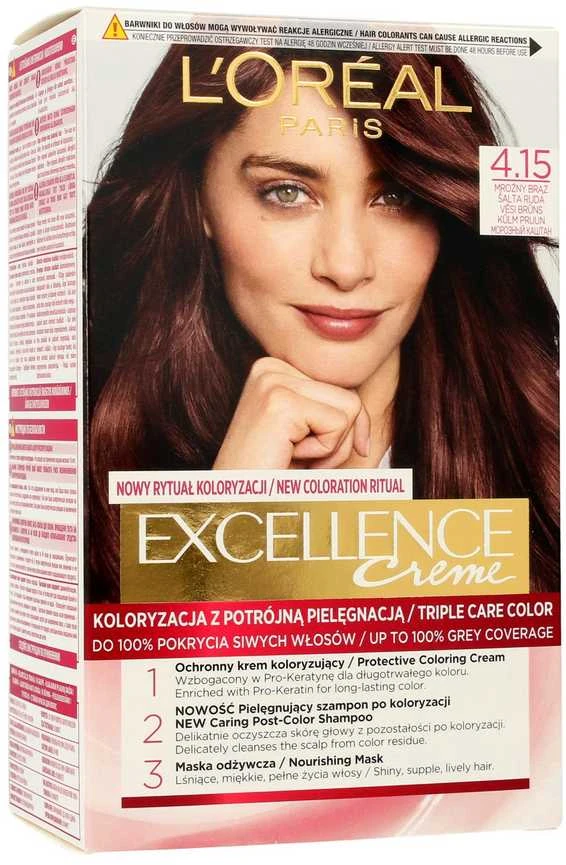 L'Oreal Paris Excellence Creme 4.15 Frosty Brown