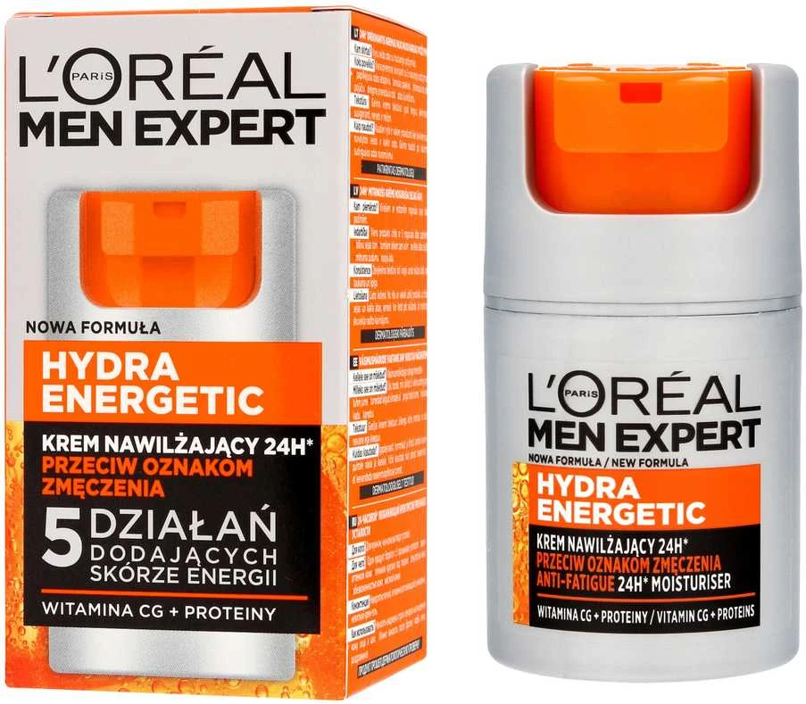 MEN EXPERT veido kremas Hydra Energetic 50ml