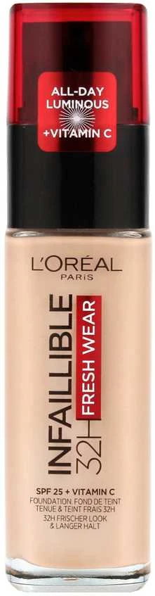 L´Oréal Paris Infaillible 24H Fresh Wear makiažo pagrindas 30 ml (220 Sand)