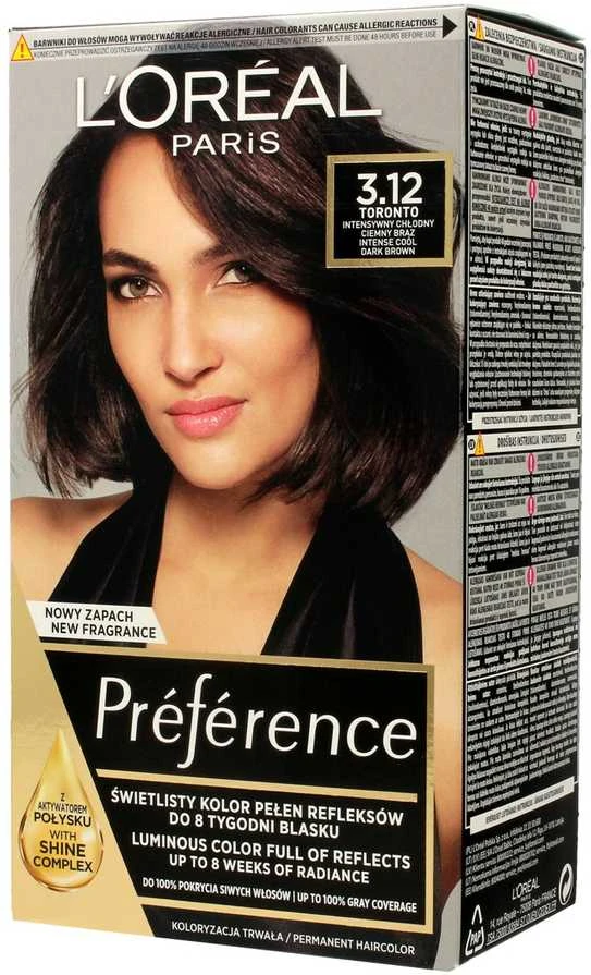 L'Oreal Paris Preference 3.12 Torontas