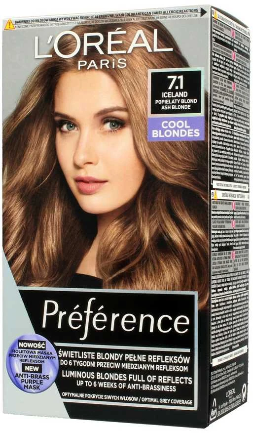 L'Oreal Paris Preference Cool Blondes 7.1 Islandija