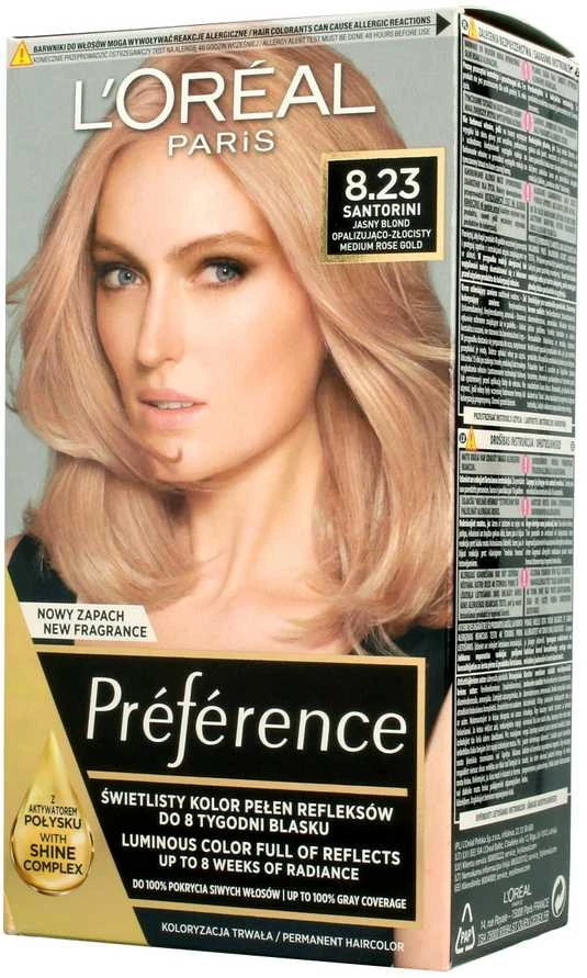 L'Oreal Paris Preference 8.23 Medium Rose Gold