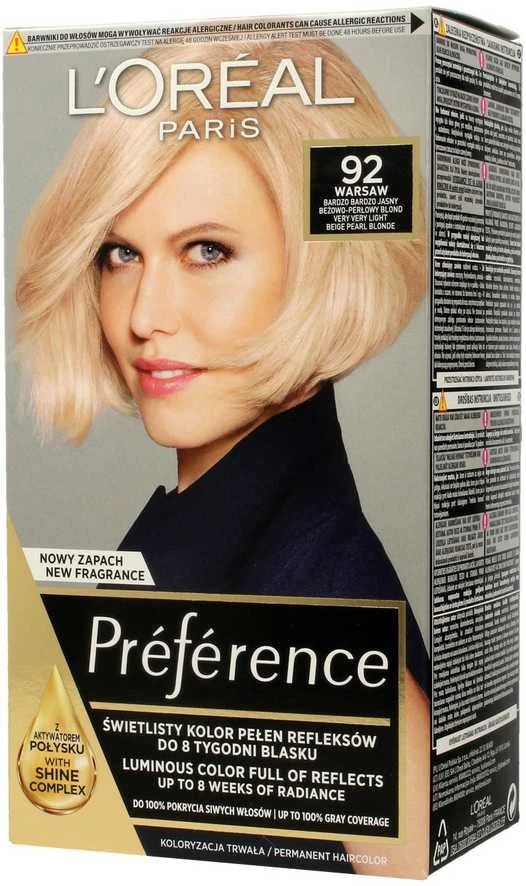„L'Oreal Paris Preference 9.2 Varšuva“.