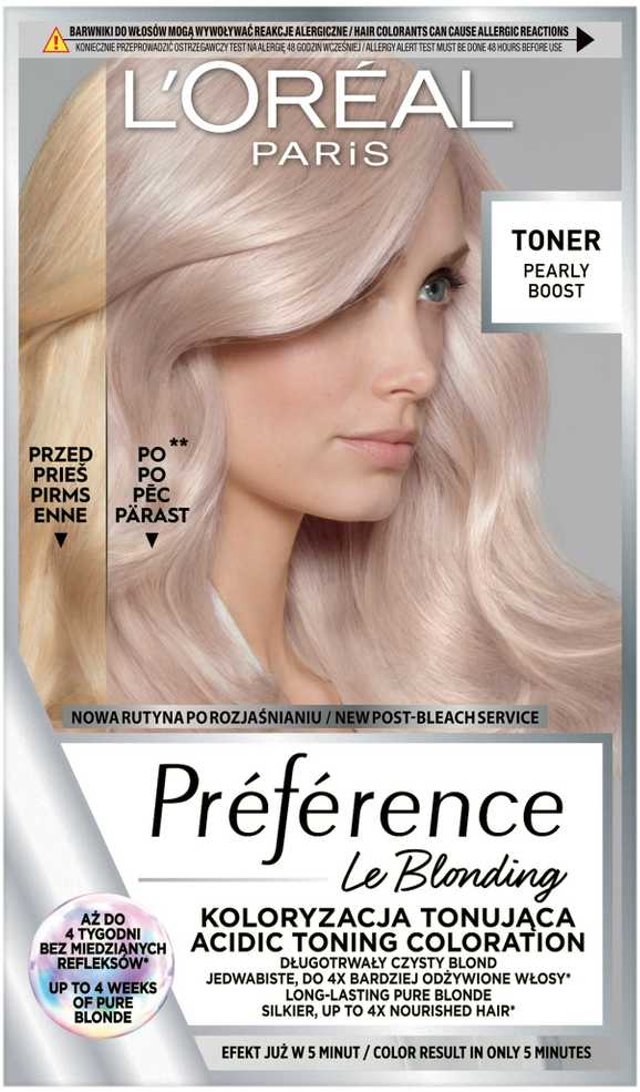 L'Oreal Paris Preference Le Blonding Toneris Pearly Boost
