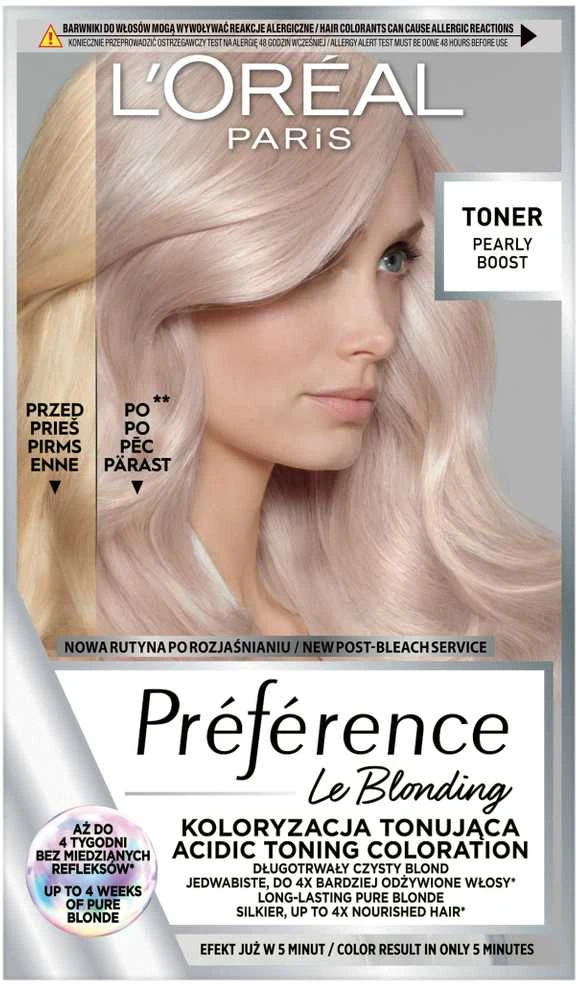 L'Oreal Paris Preference Le Blonding Toneris Pearly Boost