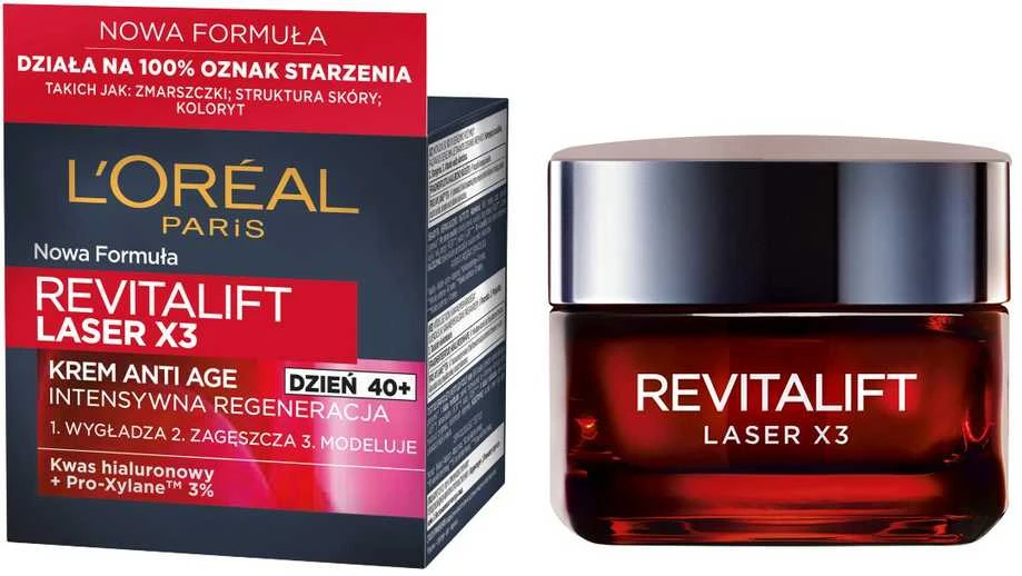 Dieninis kremas L'oreal REVITALIFT LASER X3 50ml