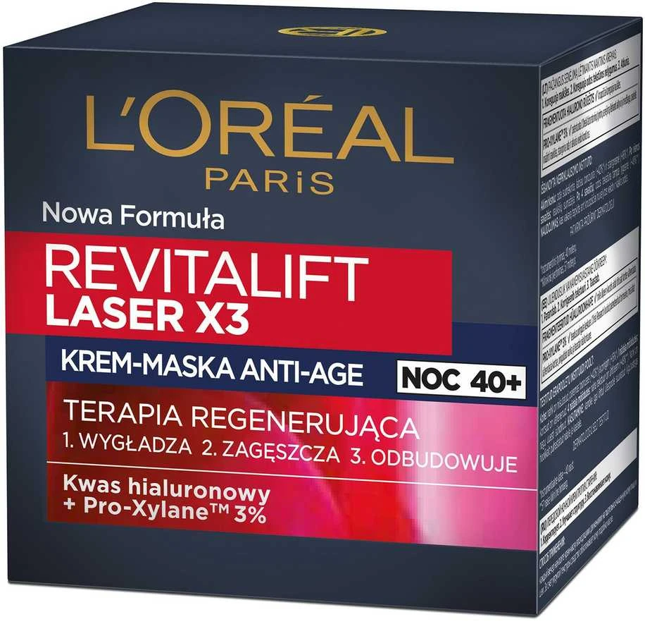 L'oreal Revitalift Laser X3 naktinis kremas-kaukė 50ml
