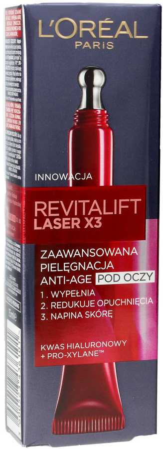 L'Oreal D/E REVITALIFT LASER paakių kremas 15ml 15MLT