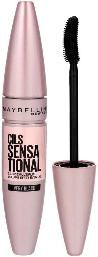 Maybelline Lash Sensational blakstienų tušas su elastomeriniu dvipusiu lenktu šepetėliu