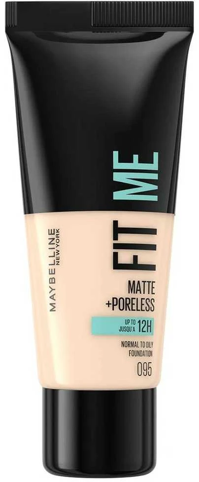 Maybelline Fit Me Matte & Poreless 095 Fair Porcelain Vamzdelis Skystis 30 ml
