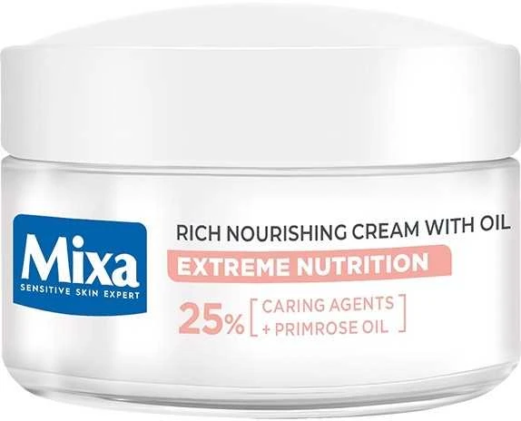 MIXA serija sausai ir jautriai odai, 50 ml