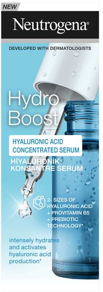 Neutrogena Hydro Boost hialurono rūgšties koncentruotas serumas unisex odos serumas, 15 ml
