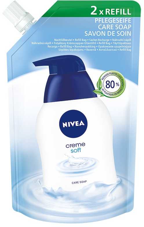 Nivea Creme Soft Care Soap Refill Liquid Soap moterims, 500 ml