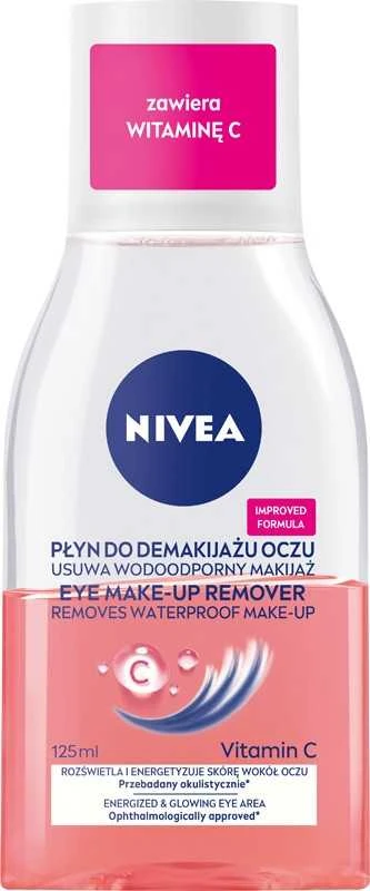 Nivea Dviejų fazių akių makiažo valiklis, 125 ml