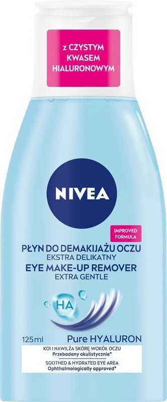 Nivea Pure Hyaluron ypač švelnus akių makiažo valiklis 125ml