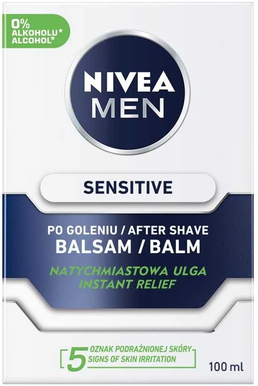 Nivea Raminamasis balzamas po skutimosi vyrams jautriai odai, 100 ml